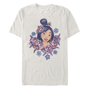 Men's Mulan Floral Portrait T-Shirt - 1 of 4