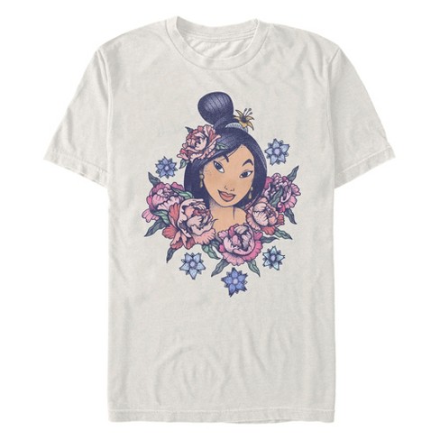 Men's Mulan Floral Portrait T-Shirt - image 1 of 4