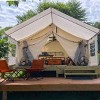 WHITE DUCK Canvas Porch with Stove Jack & Removable Side Walls, Water Repellent Awning for Tents, Cotton Canvas, Multiple Sizes - 2 of 4