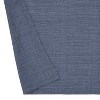 LunaLulinlk Blue Chambray Fabric Shower Curtain, 72" x 72" - 2 of 4