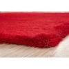 HomeRoots 8' X 11' Red Shag Hand Tufted Area Rug - 4 of 4