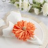 Saro Lifestyle Raffia Charm Napkin Ring (Set of 4) - 4 of 4