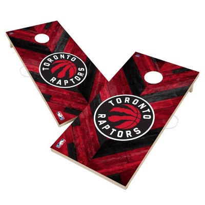 NBA Toronto Raptors 2'x4' Solid Wood Cornhole Board