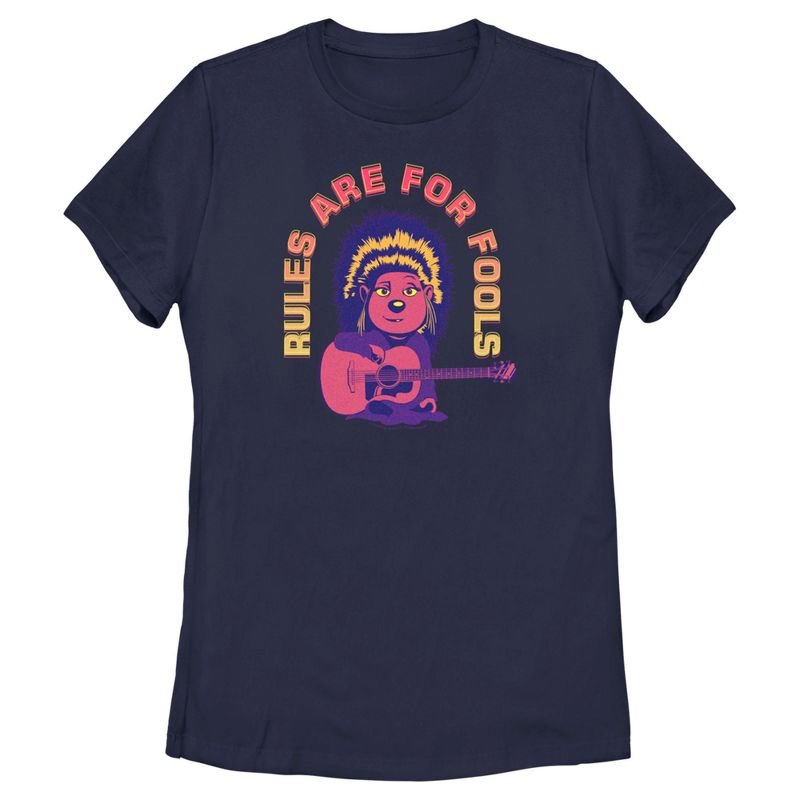 Women's Sing 2 Ash Rules Are for Fools T-Shirt, 1 of 5
