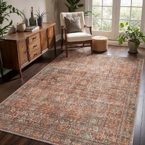 Abynow Medallion Faded Persian Indoor Area Rug - 1 of 4