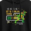 Women's - Teenage Mutant Ninja Turtles - Its Ninja Time Mikey Cropped Graphic Hoodie - 2 of 3