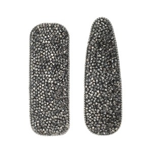 Unique Bargains Elegant Rhinestone Hair Clips 2 Pcs - 1 of 4