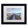 Trademark Fine Art -Chris Moyer 'Carpinteria Pier View I' Matted Framed Art - 2 of 4