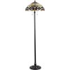 HomeStock Serenity Tiffany-Style 2 Light Victorian Floor Lamp 18" Shade - 2 of 2