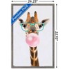 Trends International Reinders - Funky Giraffe Framed Wall Poster Prints - 3 of 4