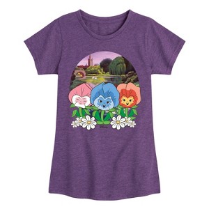 Girls' - Disney - Alice In Wonderland Fitted Short Sleeve Graphic T-Shirt - 1 of 4