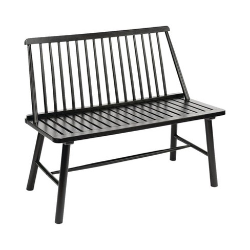 Target black outdoor online bench