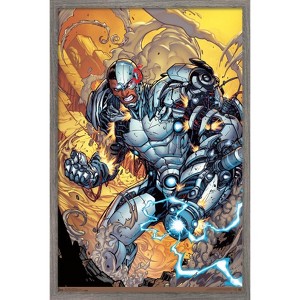 Trends International DC Comics - Cyborg - Battle Framed Wall Poster Prints - 1 of 4