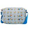 Disney Bag, Crossbody, Rectangle, Donald Duck Expression Blocks, Baby Blue, Vegan Leather - 3 of 4