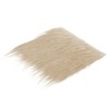 Unique Bargains DIY Crafts Halloween Gnome Beard Plush Fluffy Faux Fur Fabric Square Patches - 3 of 4