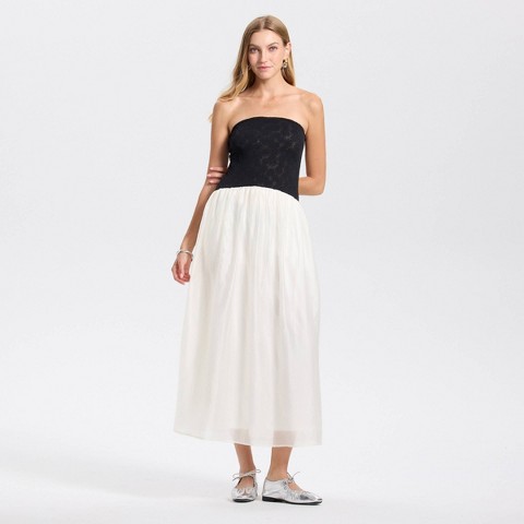 Женские платья A New Day Women's Sleeveless Maxi A-Line Dress - A New Day™ Black/Cream L