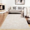 Washable Area Rug - Non-Slip, Modern Abstract, Stain-Resistant, Large Contemporary Accent Carpet for Dining or Home - 2 of 4