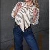Women's Savannah Bow Tie Shirt - Aaron & Amber - 3 of 4