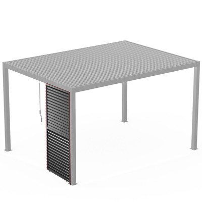 HANPURE 9720 Louver Grille 1/3 10ft aluminum frame & louvers