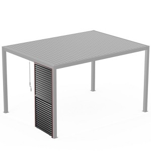HANPURE 9720 Louver Grille 1/3 10ft aluminum frame & louvers - 1 of 4