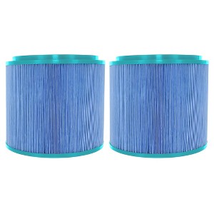 Hurricane 2 Pack Elite Aseptic Replacement Spa Filter Cartridge for Unicel 5CH-352, PPM35SC-F2M, Filbur FC-1008, and Master Spas EP - 1 of 4