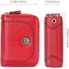 BEAFUP Womens Wallets,Small Genuine Leather Wallet RFID,Wallet Women Double Zipper Pocket Leather Ladies Wallet - 3 of 4