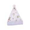 Unique Bargains Christmas Hat Snowflakes Plush White Gold Tone 11.81"x16.93" 1 Pc - 4 of 4