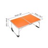 Unique Bargains Bed Sofa Foldable Laptop Table Portable Picnic Bed Tray Reading Working Desks 24 x 16.1 x 10.6 Inch 1Pc - 2 of 4