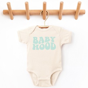The Juniper Shop Babyhood Wavy Baby Short Sleeve Bodysuit - 1 of 4