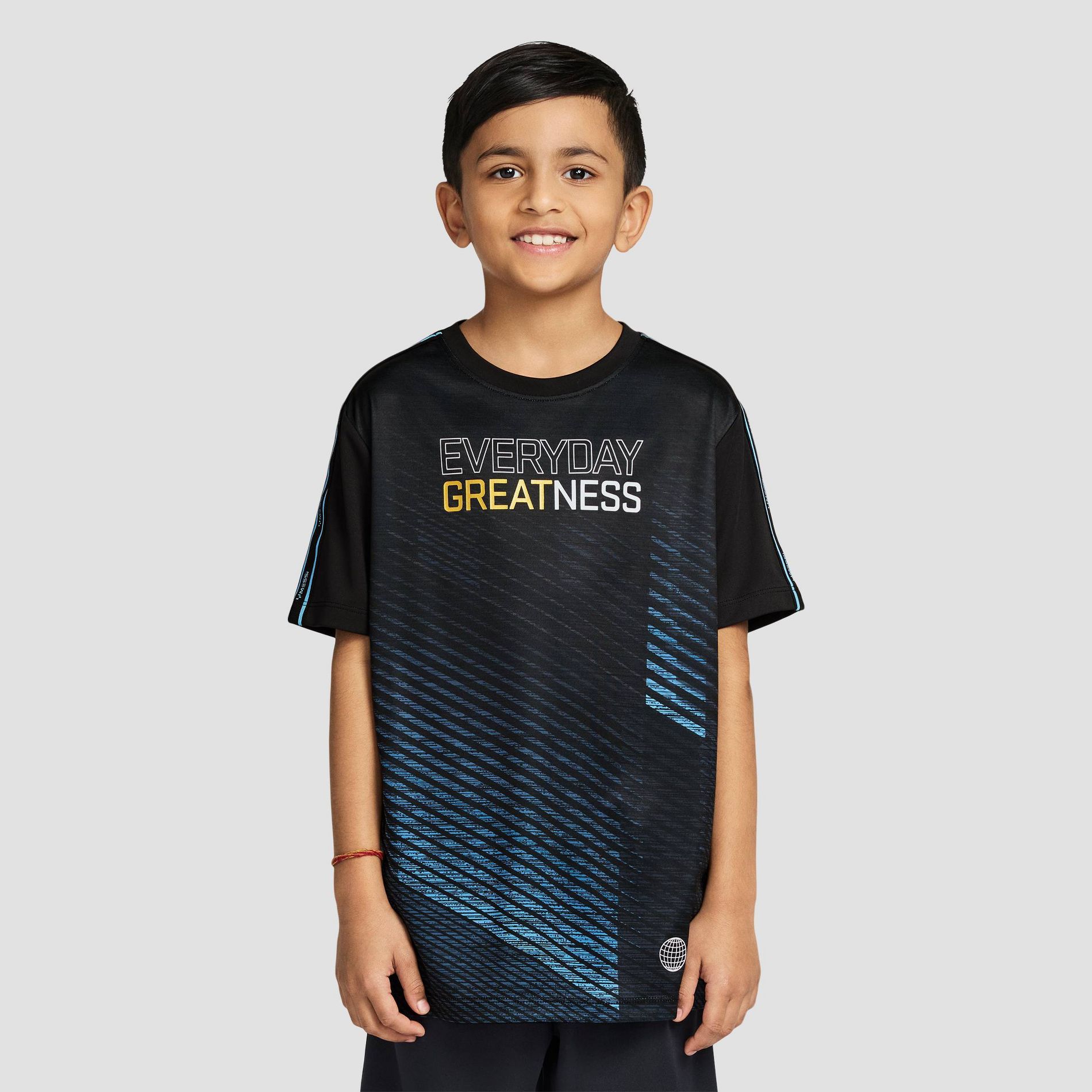 Boys' Messi "Everyday Greatness" Short Sleeve Jersey - Black