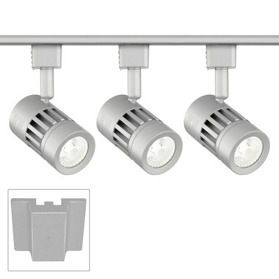 Pro Track Leland 3-Light Silver LED Floating Canopy Linear Track Kit