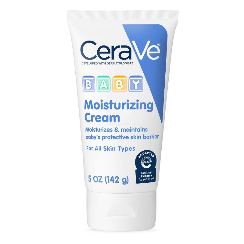 CeraVe Baby Body Gentle Moisturizing Body Cream Fragrance-Free - 5oz, 1 of 20