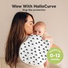 KeaBabies 4pk Hallo Baby Burp Cloths, Organic Cotton Burp Cloth for Girls, Boys, Soft & Absorbent Burping Cloths - 3 of 4