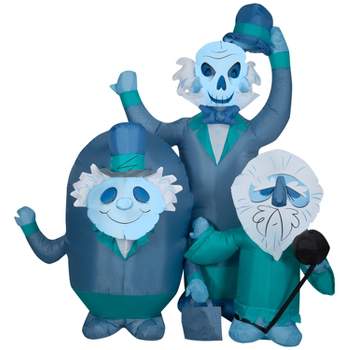 Disney Airblown Inflatable Haunted Mansion Hitchhiking Ghosts Scene Disney, 6 ft Tall, Blue