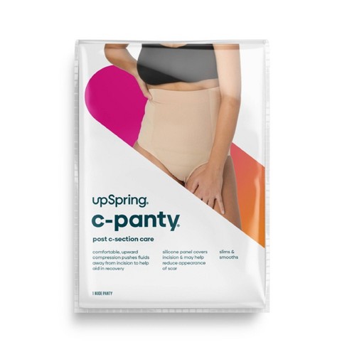 Upspring C-panty C-section Recovery High Waist Underwear - Nude - S/m :  Target