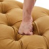 Kumasinova Luxury Tufted End-of Bed Ottoman Bench with 2 Detachable Pillows,60"L Luxury Velvet Accent Ottoman for Bedroom,300lbs Capacity - 4 of 4