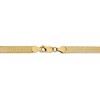 Black Bow Jewelry 5mm, 14k Yellow Gold, Solid Herringbone Chain Necklace - 4 of 4