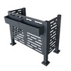 Outdoor Air Conditioner Fence Screen, Metal Privacy Screen with Planter Box, Trash Can Pool Equipment Enclosure Panel For Garden Backyard - 4 of 4