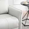 Sapphtopaz Leather Accent Chair Glider Rocking Recliner Chair Rocking Chair Modern Armchair Comfy Chair for Bedroom, Living Room - 4 of 4