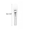 Unique Bargains Portable Facial Mask Brush Silver Tone 1 Pc - 4 of 4