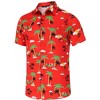 Men's Christmas Hawaiian Shirts Button Down Ugly X-Mas Christmas Vacation Long Sleeve Shirts - 3 of 4