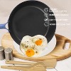 imarku Non Stick Frying Pans, 11 inch All-in-One Frying Pans Nonstick with Lid, Healthy Cookware Chef's Pan, 4-Quart Capacity Saute Fry Pan - 3 of 4