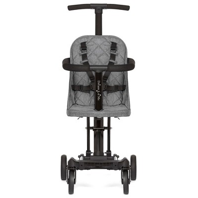 Gray Compact Aluminum Single Rider Stroller