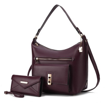 MKF Collection Clara Women’s Shoulder Bag with Wristlet Wallet by Mia K