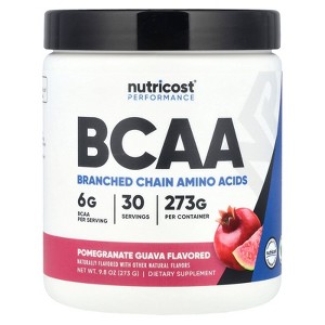Nutricost Performance, BCAA, Pomegranate Guava , 9.8 oz (273 g) - 1 of 2