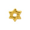 Black Bow Jewelry Star of David Bead Charm in 14k Yellow Gold Plated Sterling Silver - 2 of 4