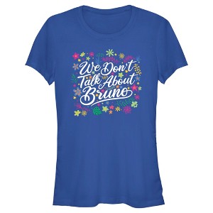 Juniors Womens Encanto We Don't Talk About Bruno Quote T-Shirt - 1 of 4