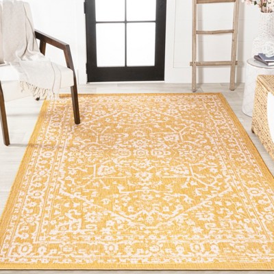 Malta Bohemian Medallion Gray 5x8 Indoor/Outdoor Area Rug