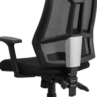 ErgoFlex High Back Black Mesh Adjustable Swivel Task Chair