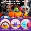 SYNCFUN Cute Plush Stuffed Pumpkin Baby Basket with 8 Fun Play Pieces, Baby's Pumpkin Halloween Playset - 4 of 4